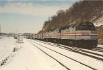 Late running eastbound "Empire Builder"